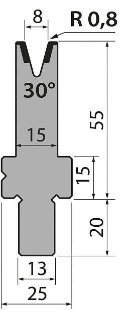 Матрица тип крепления R2/R3 модель BMR55.08.30