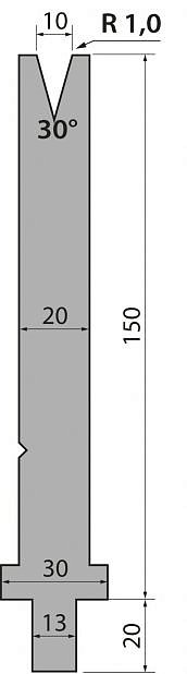 Матрица тип крепления R2/R3 модель TMR150.10.30