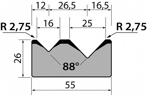 Матрицы R1 классические двухручьевые модель M26.88.04