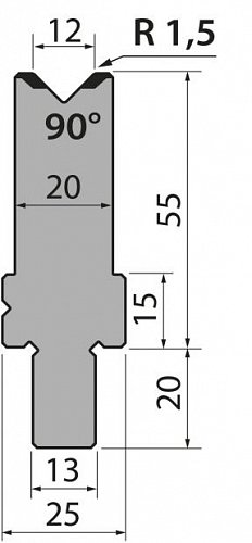 Матрица тип крепления R2/R3 модель BMR55.12.90