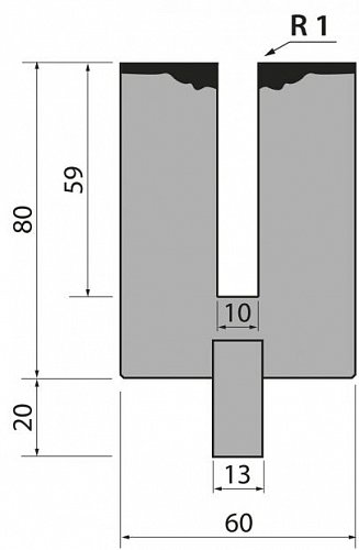 Матрица для плющения крепление R2/R3 модель BPR.SM.195.24.10 / TPR.SM.195.24.10