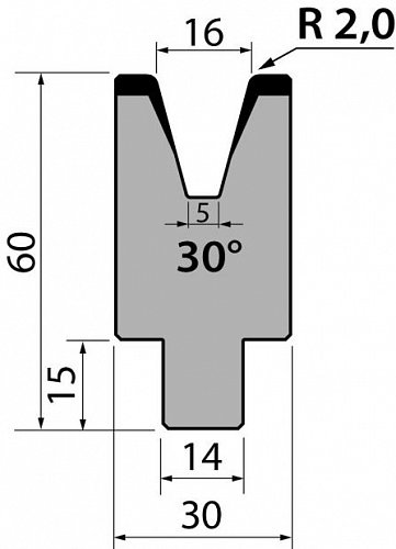 Матрица R1 одноручьевая быстросъемная модель AMR60.16.30
