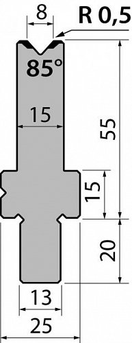 Матрица тип крепления R2/R3 модель BMR55.08.85