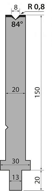 Матрица тип крепления R2/R3 модель TMR150.08.84