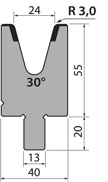 Матрица тип крепления R2/R3 модель BMR55.24.30