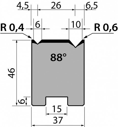 Матрица R1 двухручьевая быстросъемная классическая модель 46.11.88