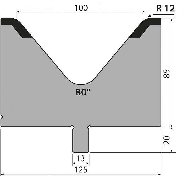 Матрица тип крепления R2/R3 модель BMR85.100.80