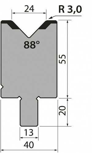 Матрица тип крепления R2/R3 модель BMR55.24.88