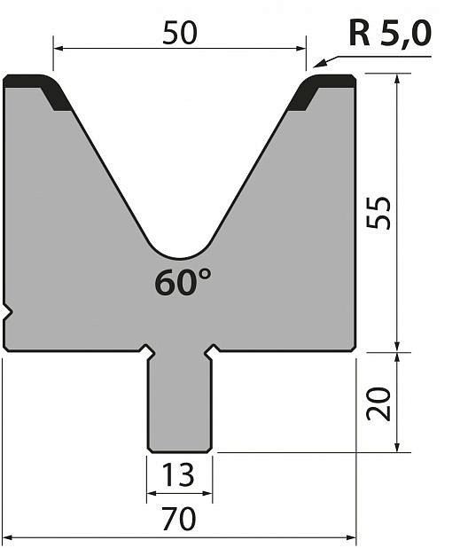 Матрица тип крепления R2/R3 модель BMR55.50.60
