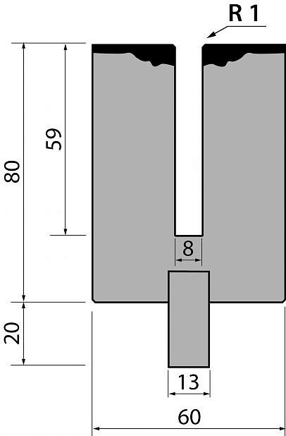 Матрица для плющения крепление R2/R3 модель BPR.SM.195.28.8 / TPR.SM.195.28.8 / TPR.SM.195.24.8