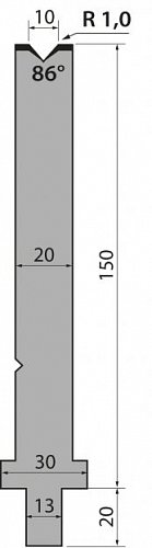 Матрица тип крепления R2/R3 модель TMR150.10.86
