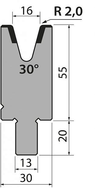 Матрица тип крепления R2/R3 модель BMR55.16.30