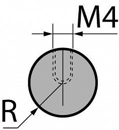 Радиусный инструмент тип R1 модель C3 - C7.5
