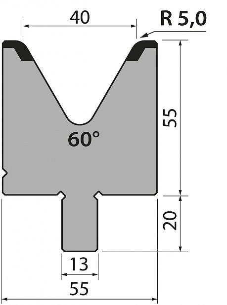 Матрица тип крепления R2/R3 модель BMR55.40.60
