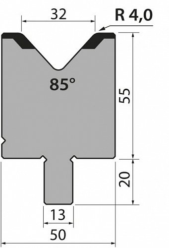 Матрица тип крепления R2/R3 модель BMR55.32.85