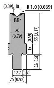 Матрица American модель ASD55.10.88