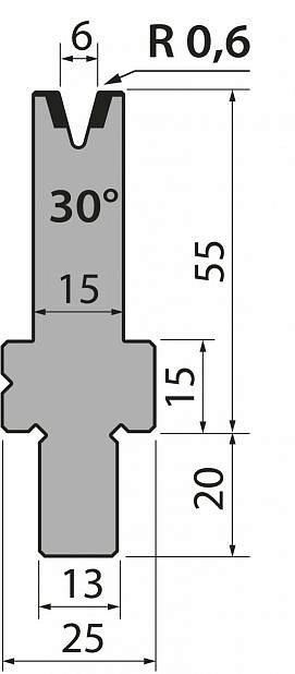 Матрица тип крепления R2/R3 модель BMR55.06.30