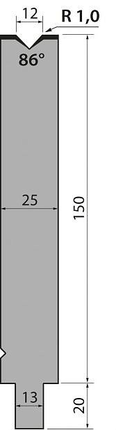 Матрица тип крепления R2/R3 модель TMR150.12.86