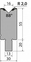 Матрица тип крепления R2/R3 модель BMR55.16.88