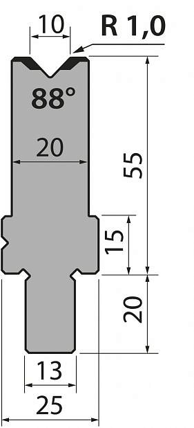 Матрица тип крепления R2/R3 модель BMR55.10.88