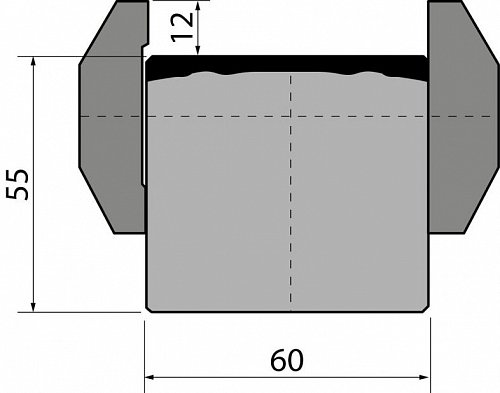 Проставка для увеличения рабочей высоты матриц R1 модель CTS60
