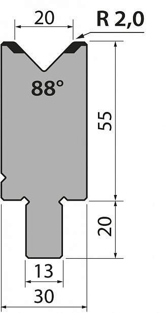 Матрица тип крепления R2/R3 модель BMR55.20.88