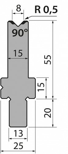 Матрица тип крепления R2/R3 модель BMR55.08.90