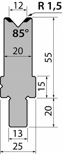 Матрица тип крепления R2/R3 модель BMR55.12.85